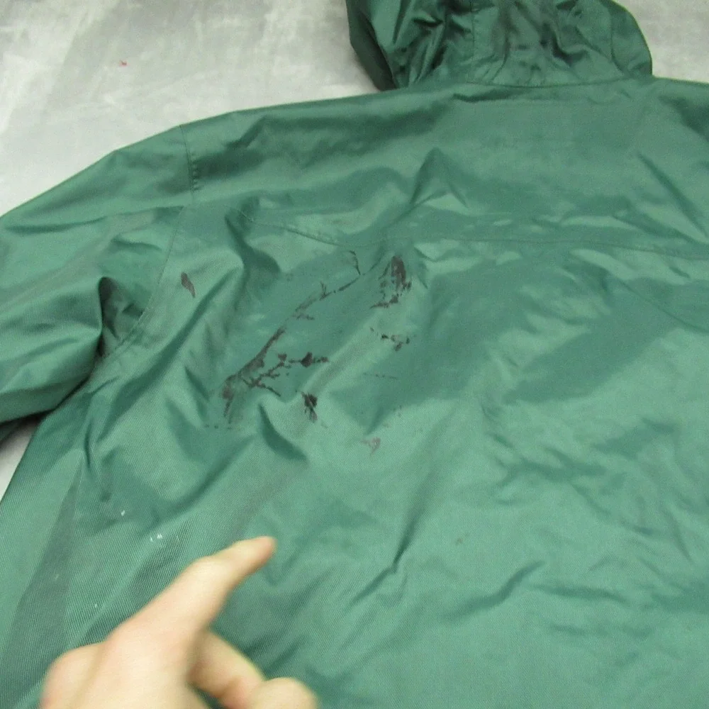 Carhartt Jacket Mens Medium Green Storm Defender Loose Fit Hooded Midweight Work